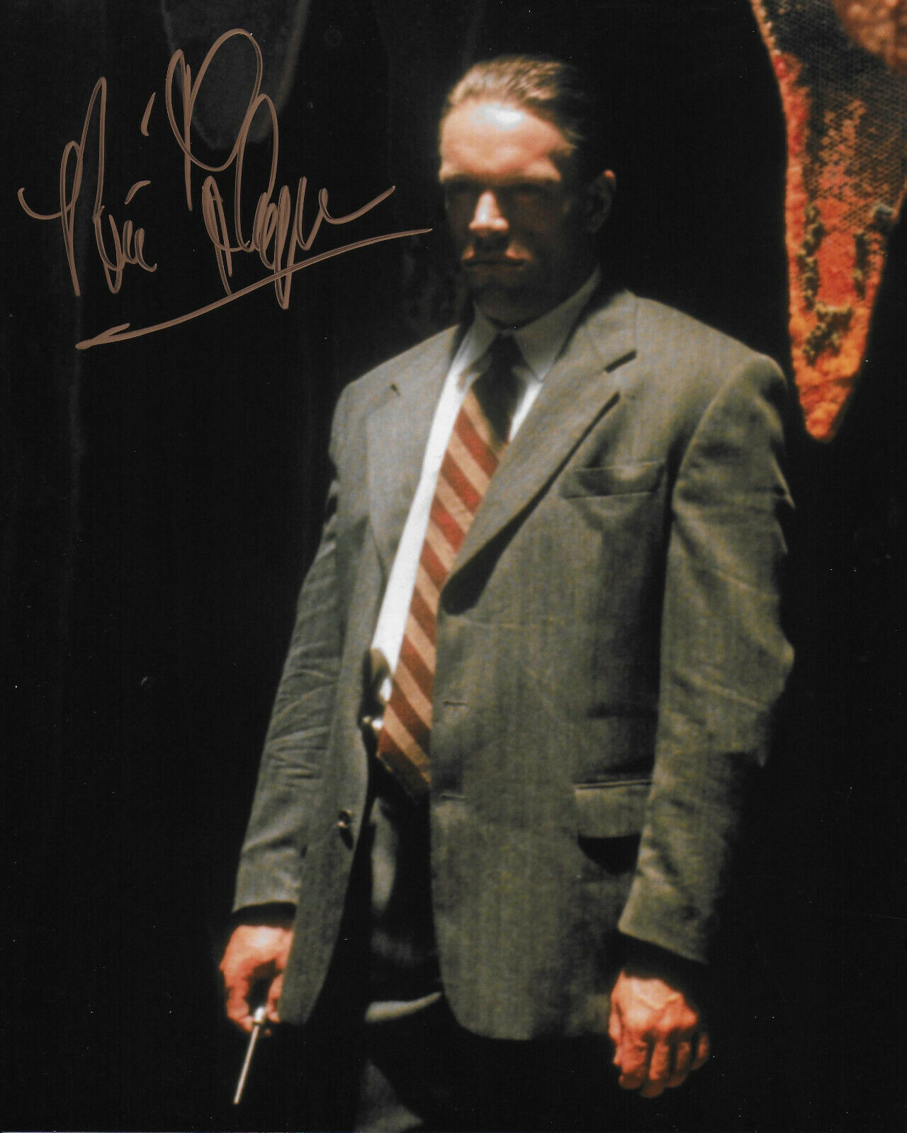 Brian Thompson The X-Files Original Autographed 8X10 Photo Poster painting #3