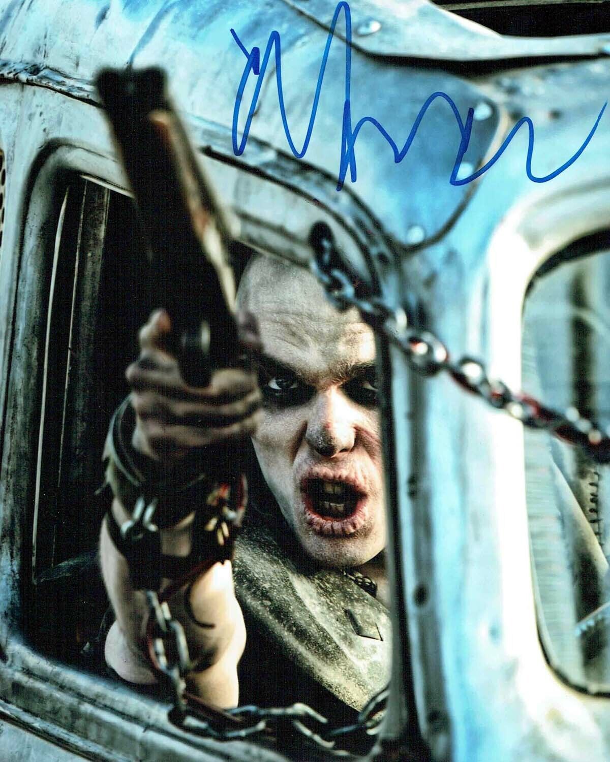 Nicholas Nic HOULT Signed Autograph 10x8 Mad Max Photo Poster painting NUX AFTAL COA