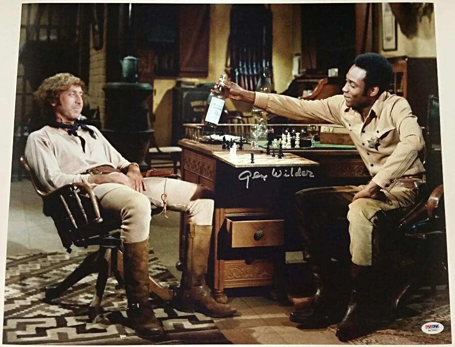 GENE WILDER Signed BLAZING SADDLES 16x20 Photo Poster painting #1 Autograph w/ PSA/DNA COA