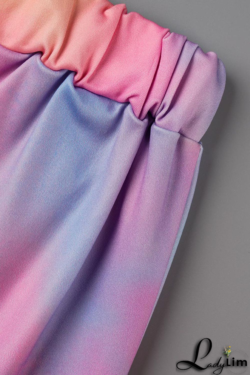 Light Blue Casual Print Patchwork O Neck Short Sleeve Two Pieces