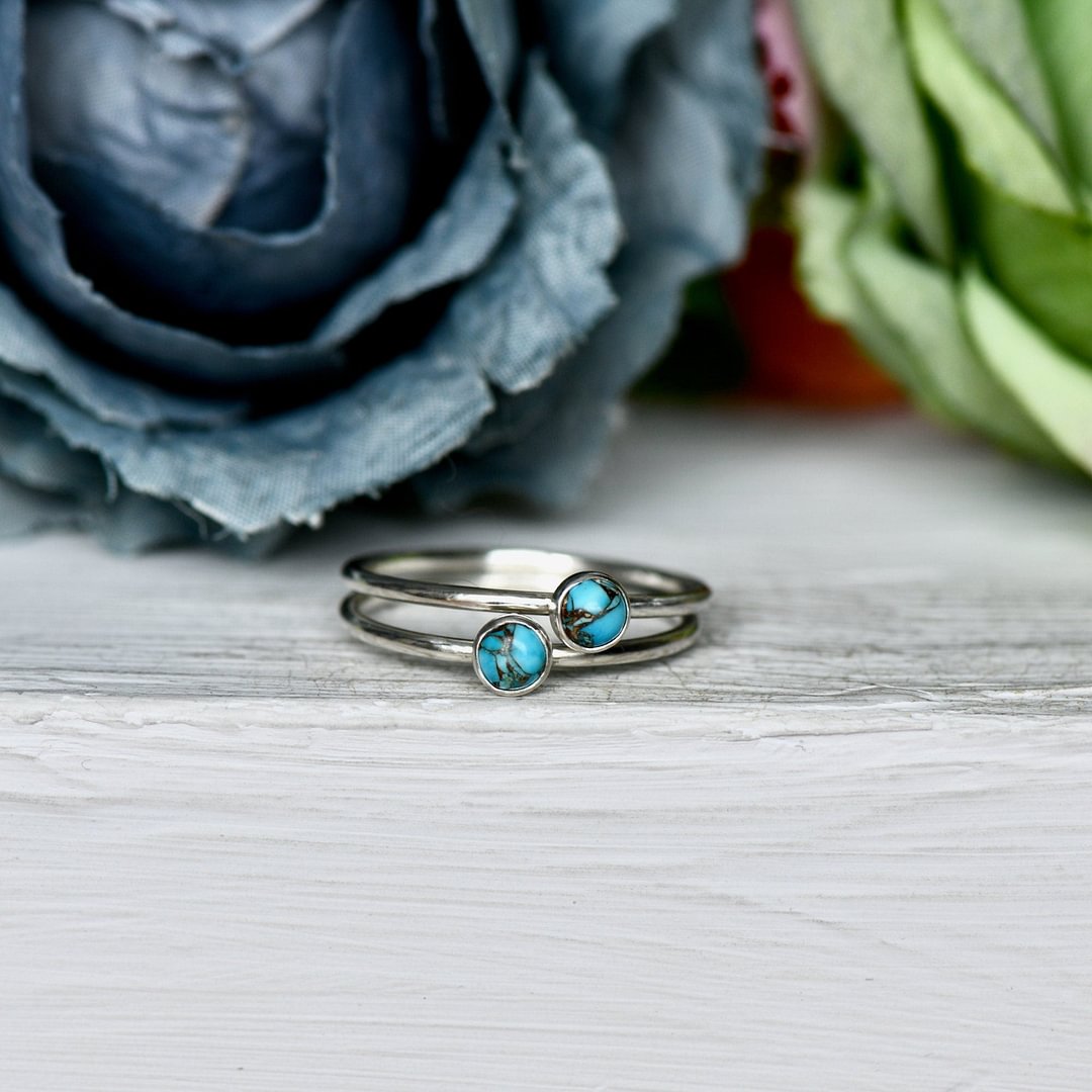 Copper Turquoise Ring