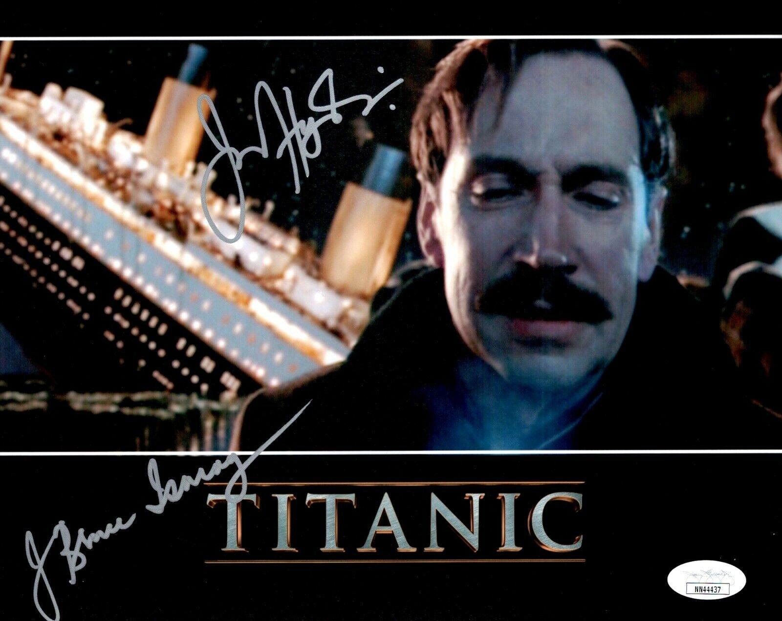 JONATHAN HYDE Signed 8x10 THE TITANIC J. Bruce Ismay Autograph JSA COA Cert