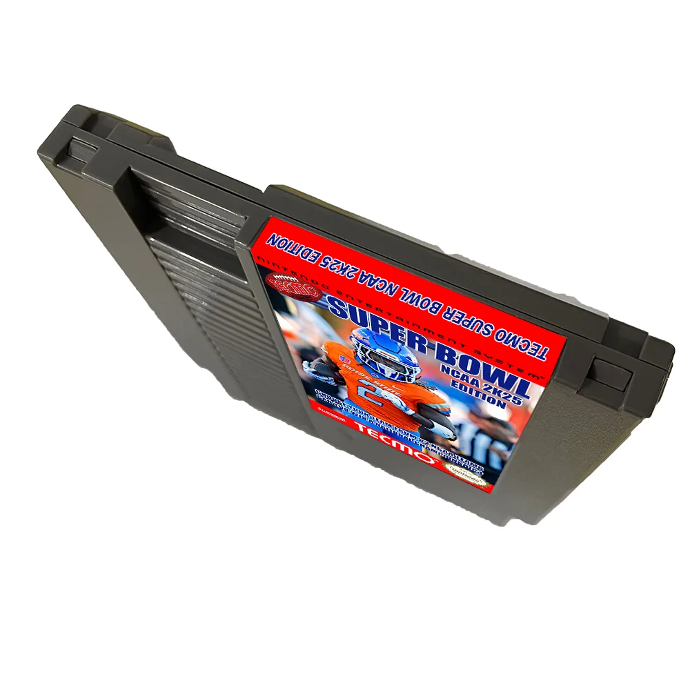 TECMO SUPER BOWL NCAA 2K25 EDITION NES For Nintendo Entertainment System Console - 8 Bit Game Cartridge