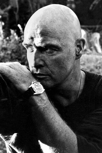 Marlon Brando blad head Apocalypse Now on set 11x17 Mini Poster