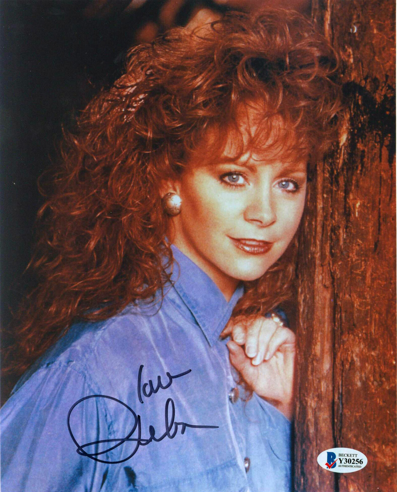 Reba McEntire Country Musician Authentic Signed 8x10 Photo Poster painting BAS #Y30256