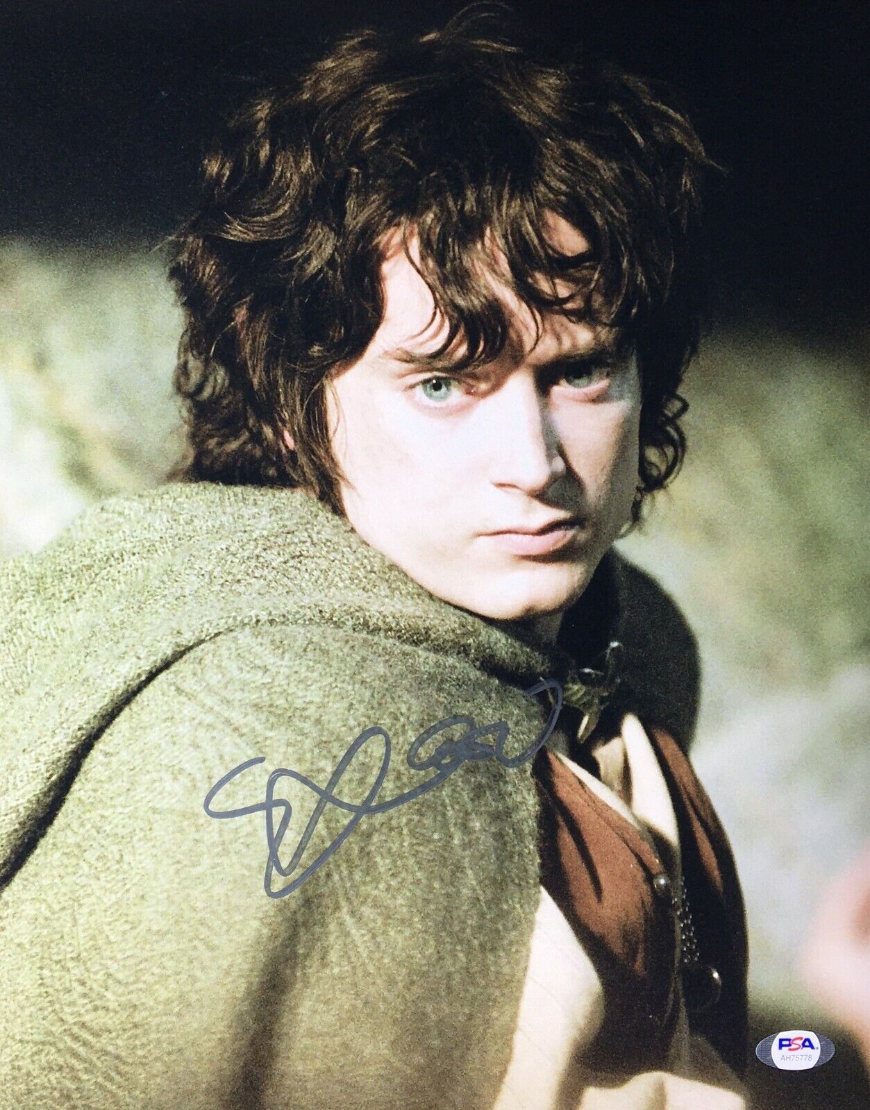 Elijah Wood Signed 'Lord Of The Rings' 11x14 Photo Poster painting *Frodo PSA AH75778