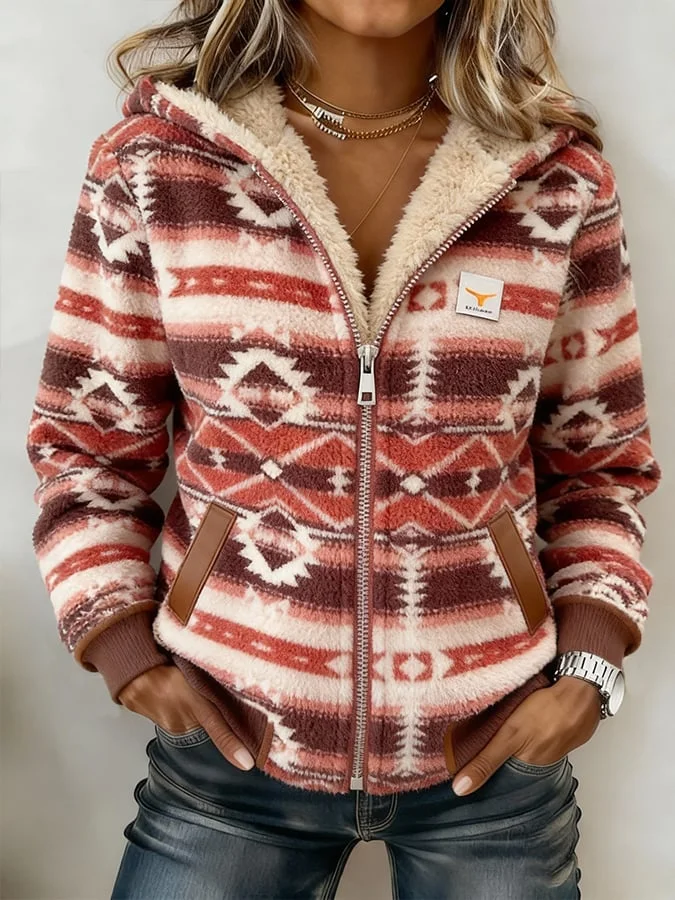 Women'S Casual Color-Blocked Patchwork Jacket 