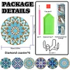 6pcs/set DIY Diamond Painting Special Shape Coaster with Holder Kits(Mandara)