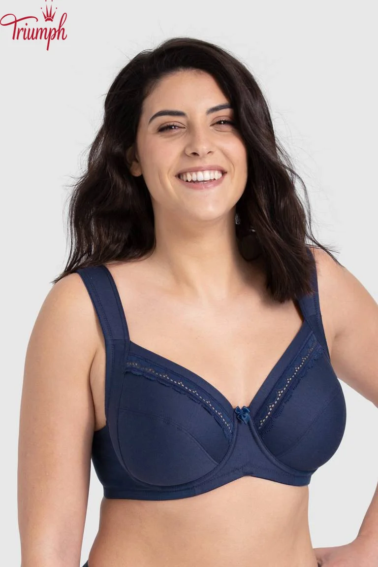 Triumph - (4 peças) Soutien de algodão com armação