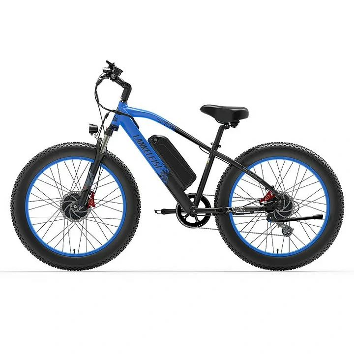 LANKELEISI MG740 PLUS Electric Bike 26*4.0'' Tires 1000W*2 Dual Motor 48V20Ah Battery 49km/h Max Speed