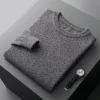 Men's New Autumn and Winter Round Neck Thickened Wool Sweater