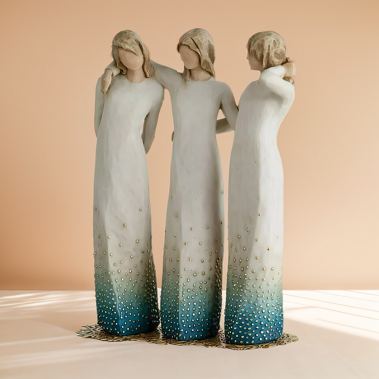 By My Side - Sculpted Hand Painted Figure