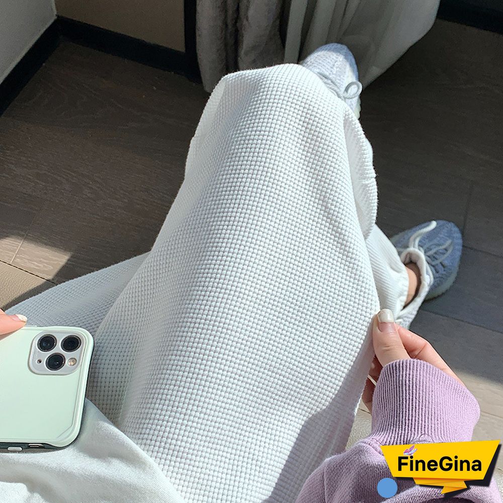 Warm And Slim Loose Sweatpants For Outer Wear