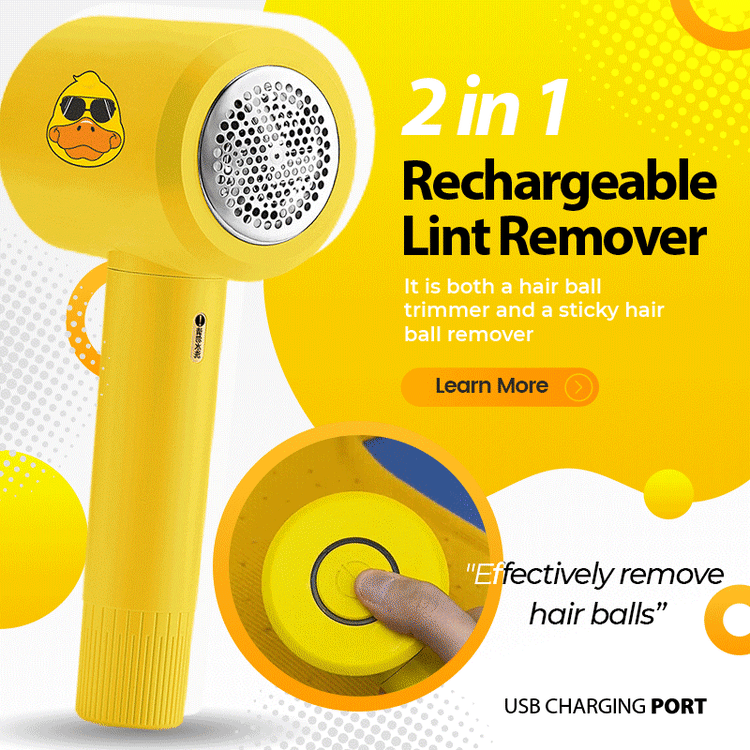 2 in 1 Rechargeable Lint Remover