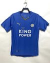 Joyfball 2015/2016 Retro Leicester City Home Football Shirt