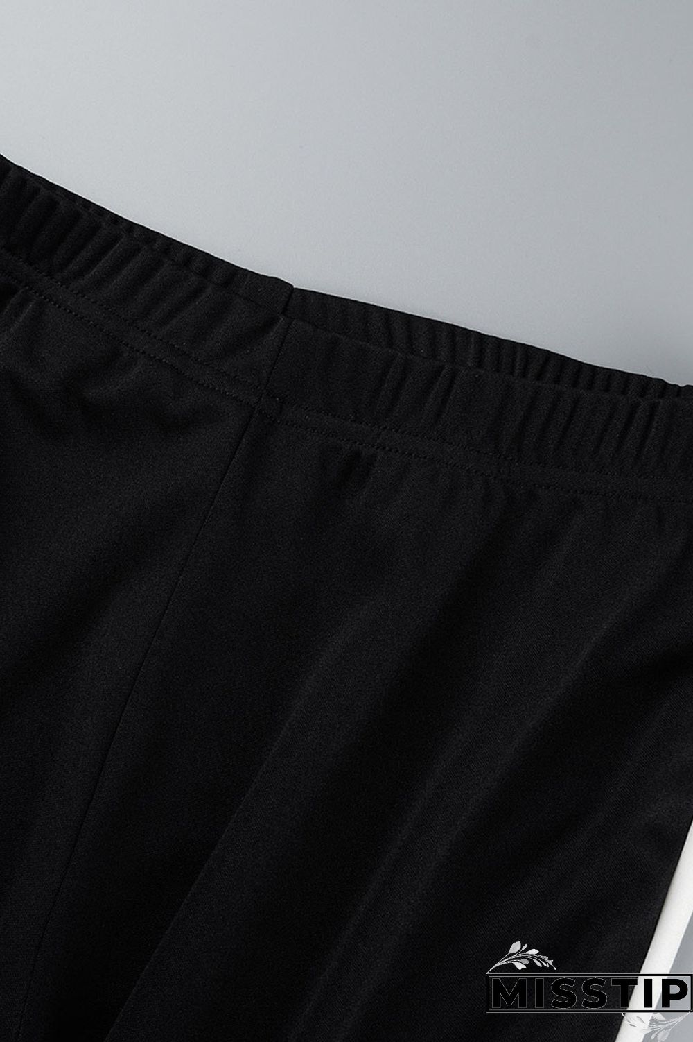 Black Red Casual Solid Patchwork O Neck Long Sleeve Two Pieces