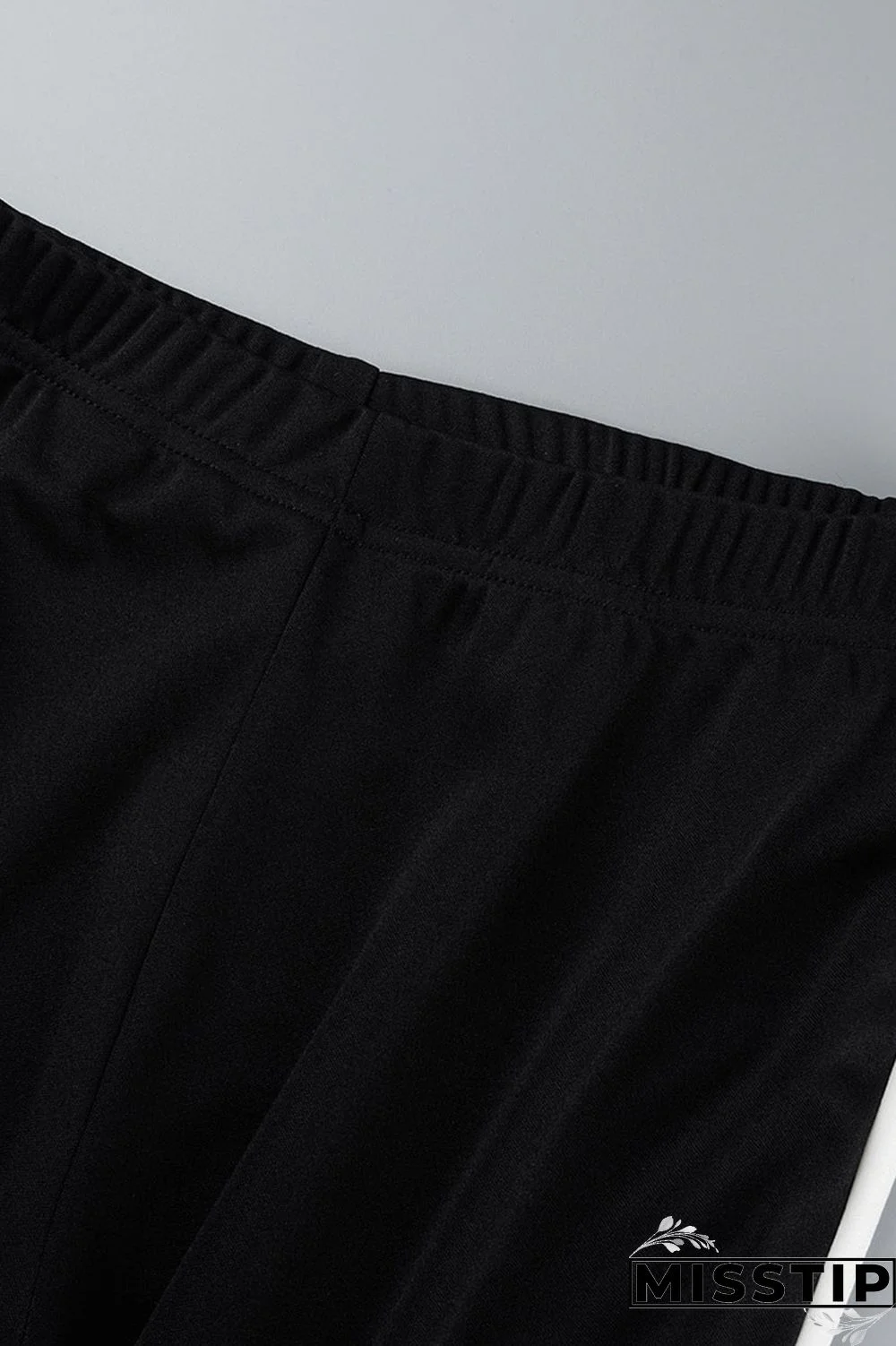 Black Red Casual Solid Patchwork O Neck Long Sleeve Two Pieces