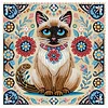 Diamond Painting-DIY Crystal Rhinestone Cat with Pattern