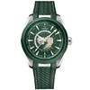 Omega Seamaster Aqua Terra 150m GMT Worldtimer Green Dial Green Rubber Strap 43mm Super Clone 