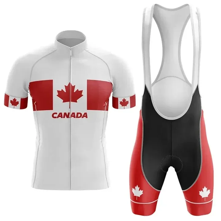 CANADA Men's Short Sleeve Cycling Kit