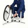 [US Local Warehouse] Bike Wheel Truing Stand Rotating Design Bicycle Wheels Weaving Stand Foldable Bike Hub Spokes Braiding Table for Bike Mechanics and DIY Enthusiasts