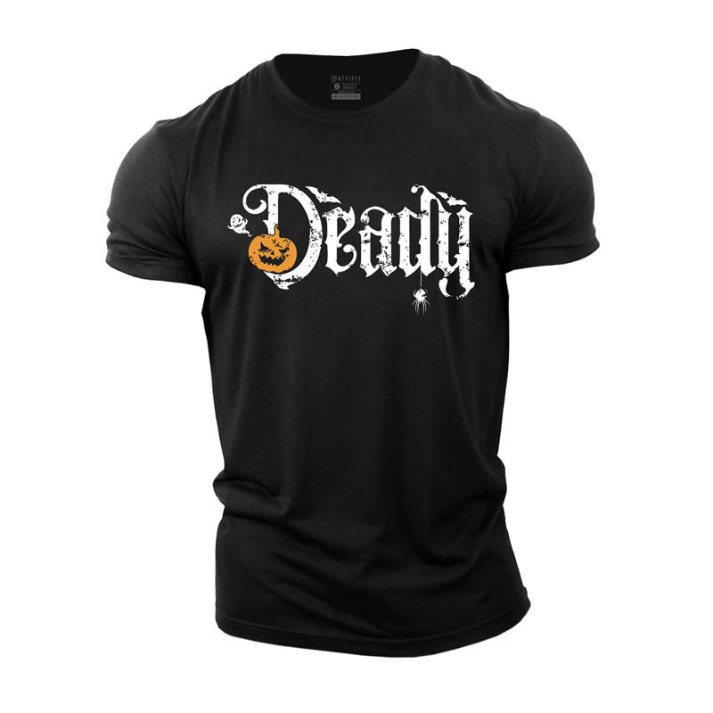 Cotton Halloween Deady T-shirts tacday