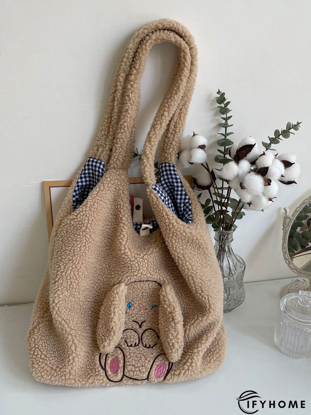 Plush New Year Cute Rabbit Shoulder Bag | IFYHOME