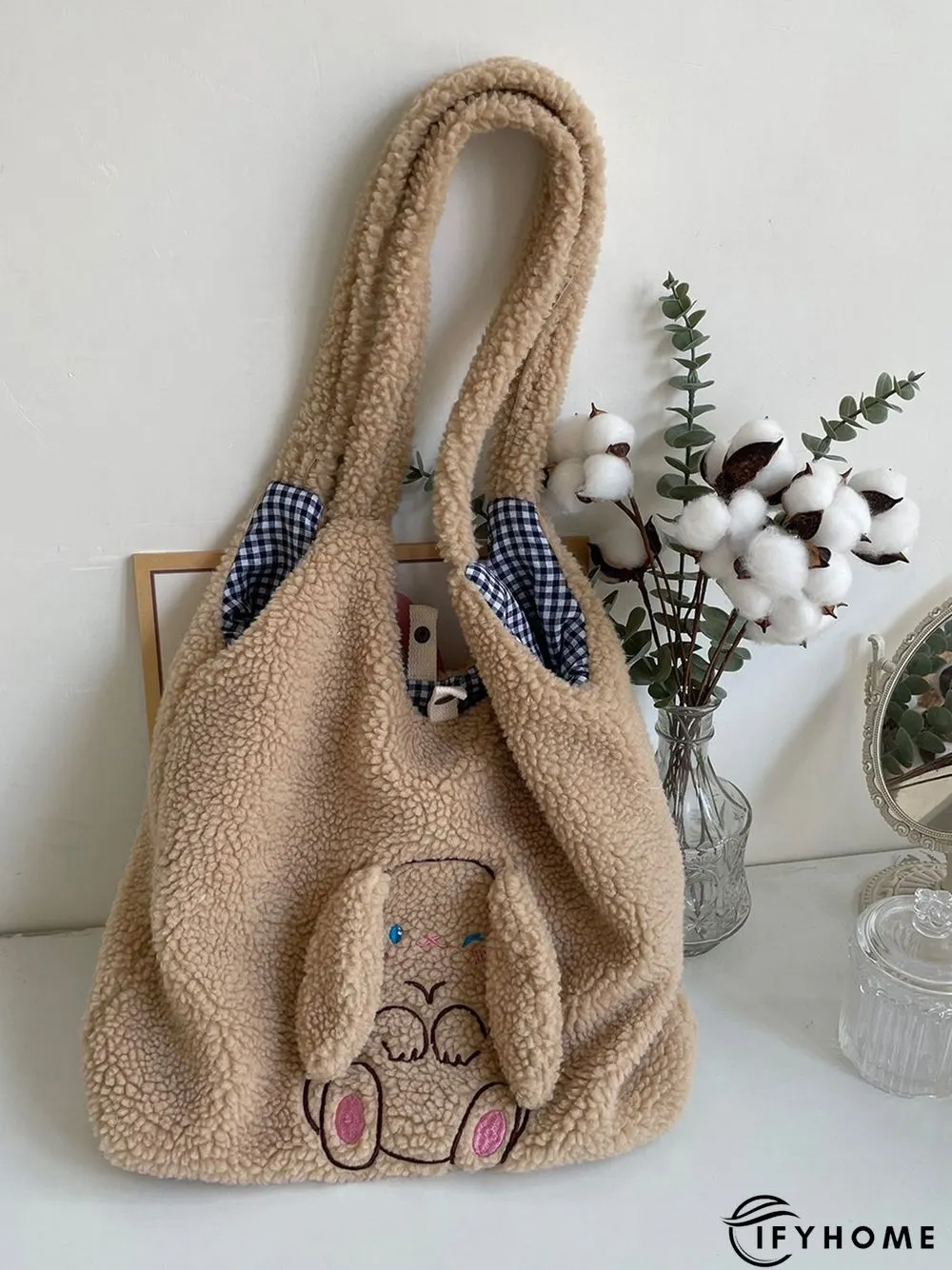 Plush New Year Cute Rabbit Shoulder Bag | IFYHOME