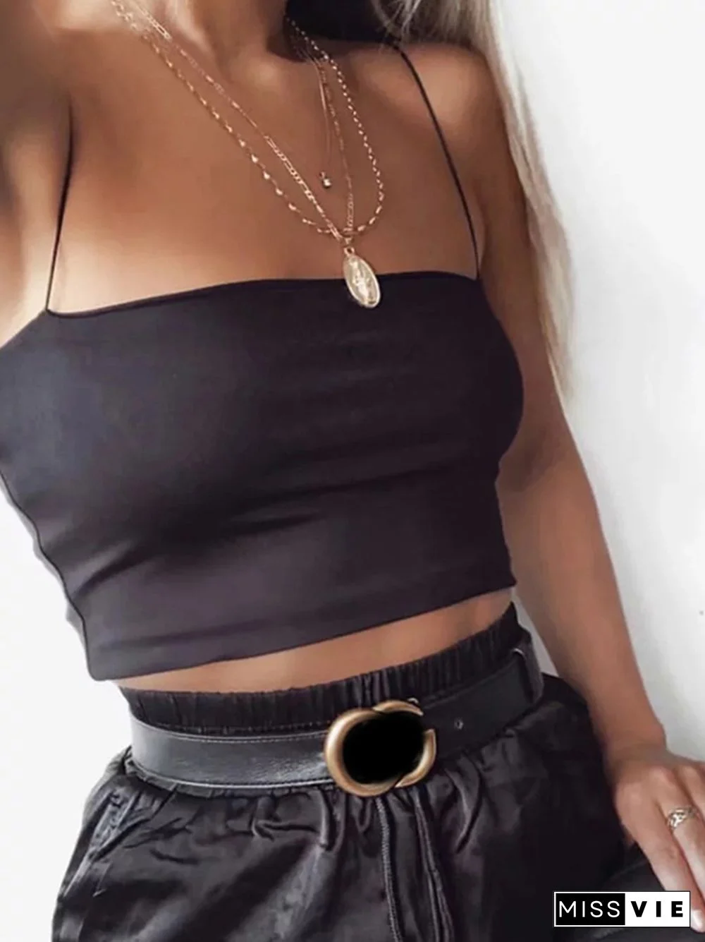 Summer Womens Crop Top Sexy Elastic Cotton Camis Sleeveless Short Tank Top Bar