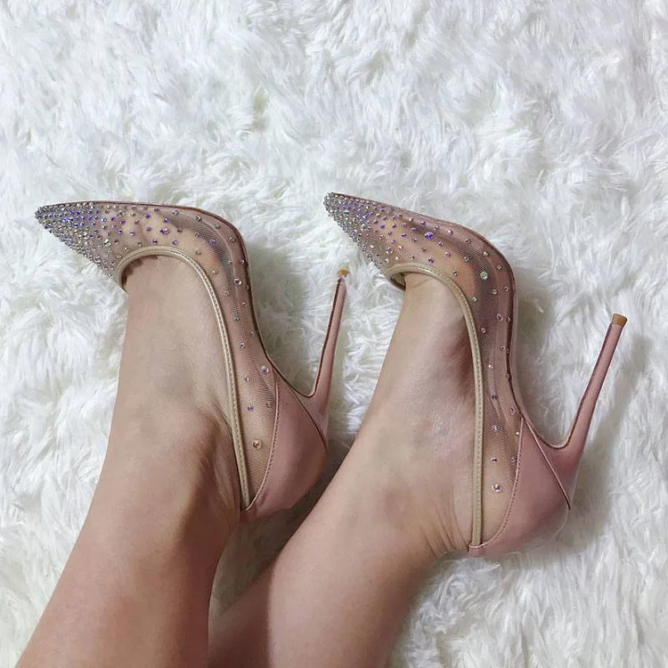 Blush hot sale pointed heels