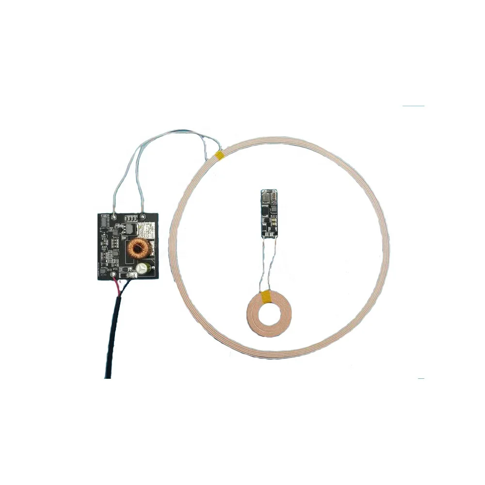10cm Long Distance Invisible 24V to 60V Transmitter 12V 2A Receiver 30W Magnetic Wireless Charger Power Bank Module
