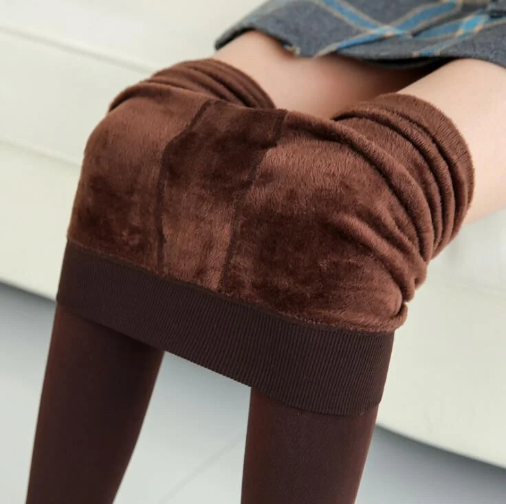 Winter Plus Velvet Body socks  pantyhose Women Solid socks  Women Sexy Slim Solid Casual Pantys mujer