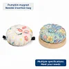 Needle Inserting Holder Round Sewing Needles Cushion Needlework and DIY Crafts