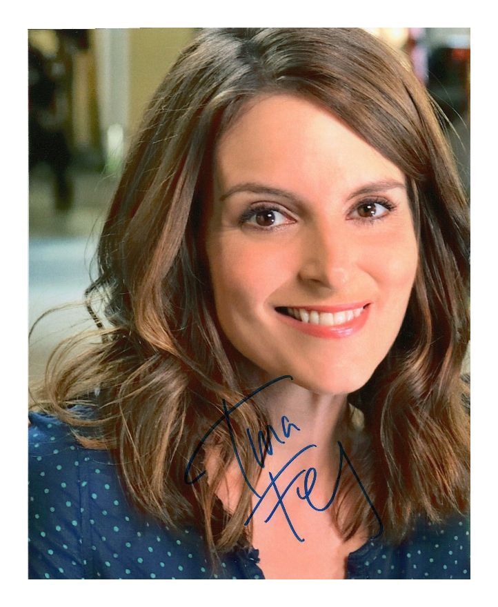 TINA FEY AUTOGRAPHED SIGNED A4 PP POSTER Photo Poster painting PRINT 5