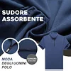 Gioiacombo&trade; POLO da uomo in seta di ghiaccio alla moda 