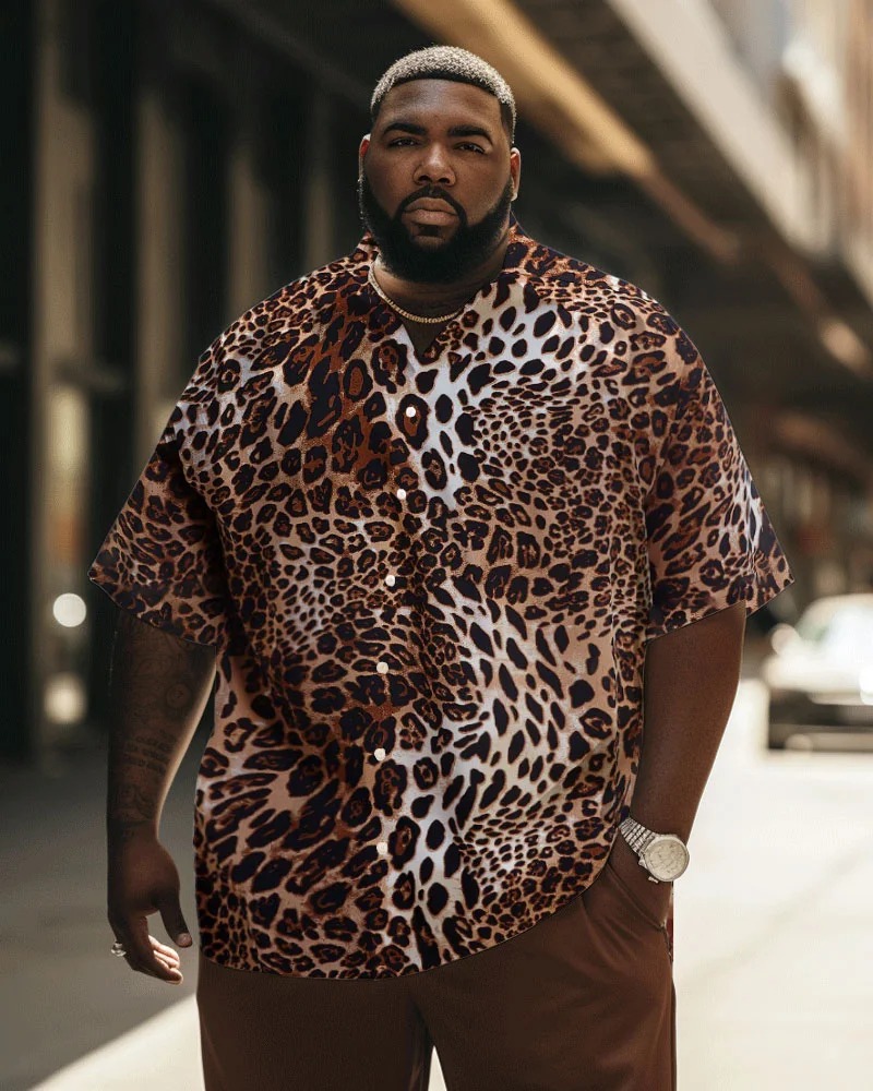 animal prints in big men's clothing