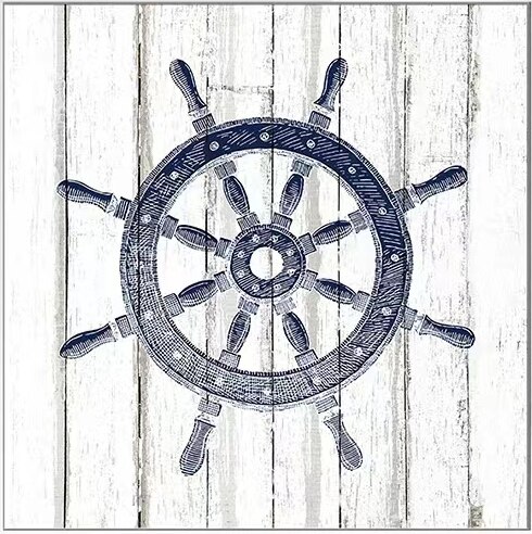 Nautical Chart Painting Lighthouse Canvas Painting Navy Picture Anchor Compass Poster Mediterranean Boy Room Home Decor Art