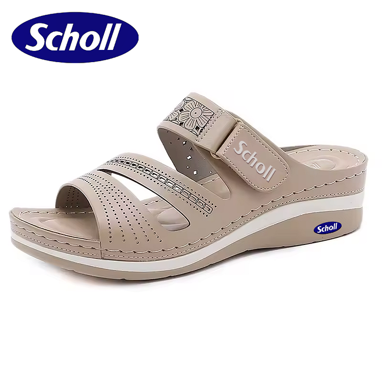 @Scholl 2025 női flip-flop papucs, kényelmes, vastag, lapos talpú szandál, női hétköznapi, puha, lapos talpú