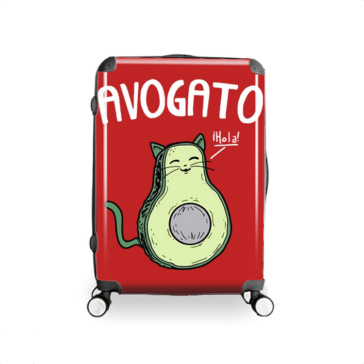 Avocado Cat Is Avogoto, Cat Hardside Luggage