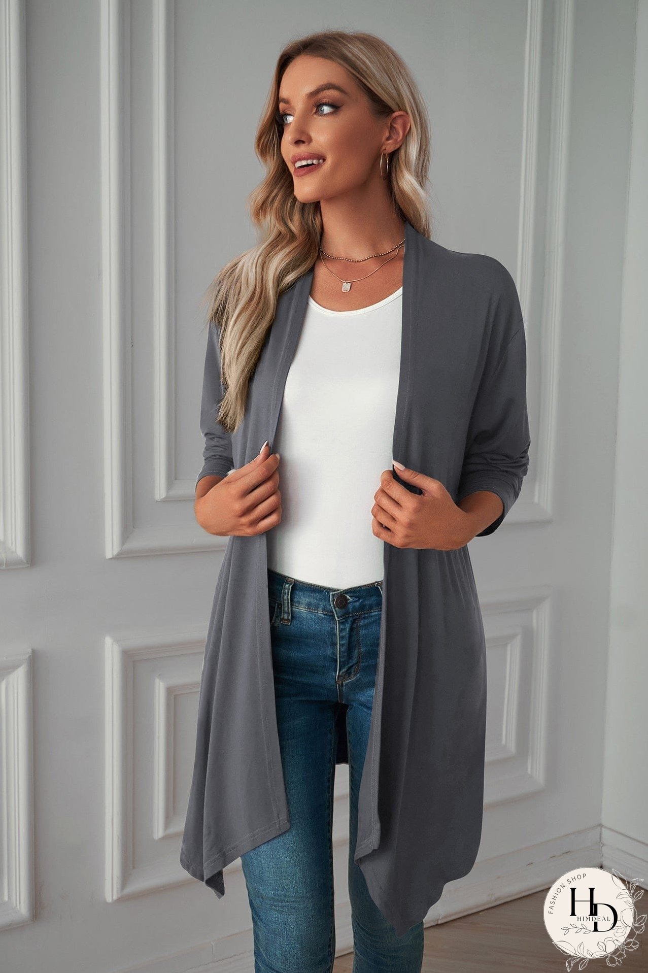 Warm Plaid Shirt Jacket for Fall