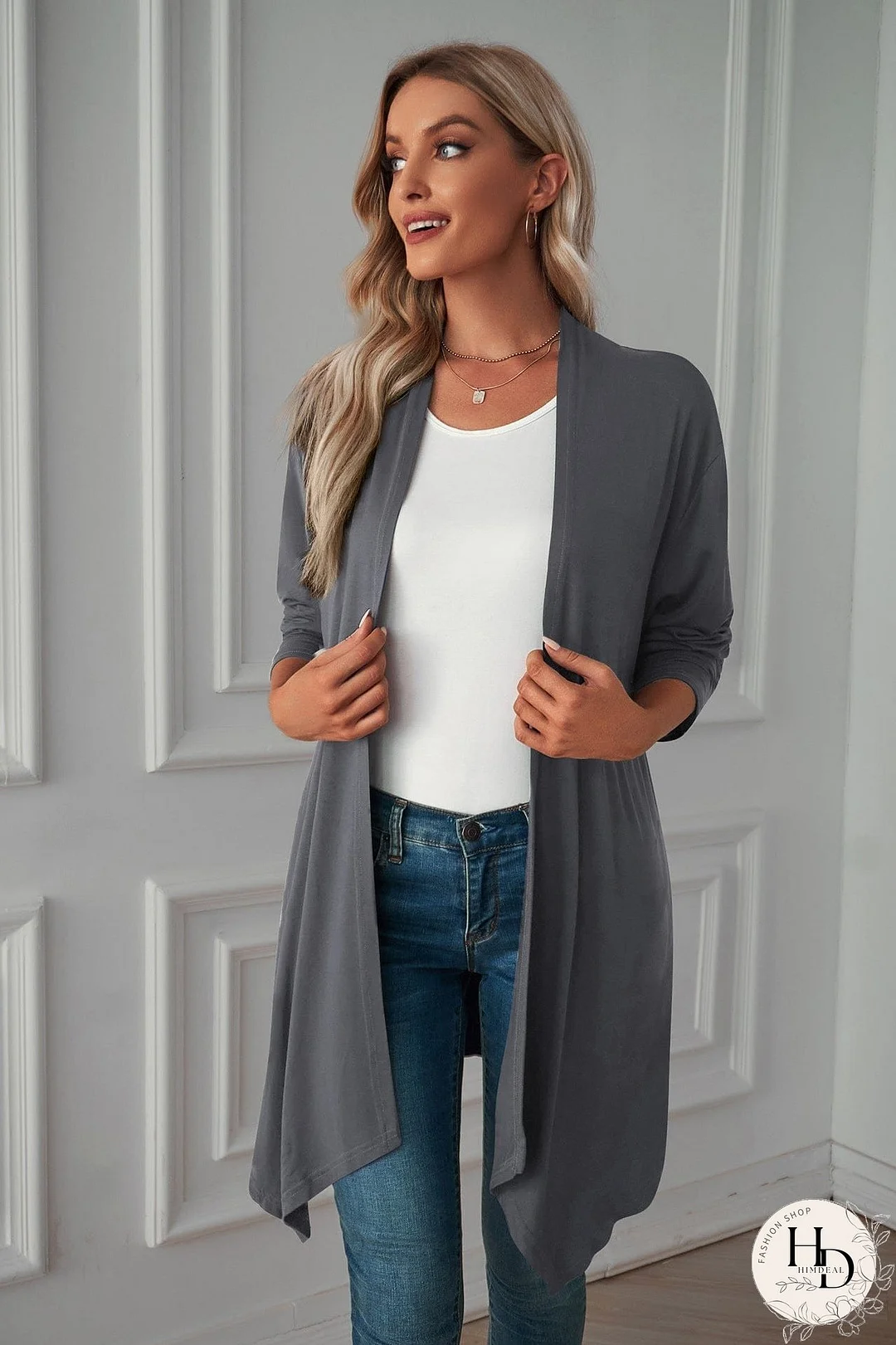 Warm Plaid Shirt Jacket for Fall