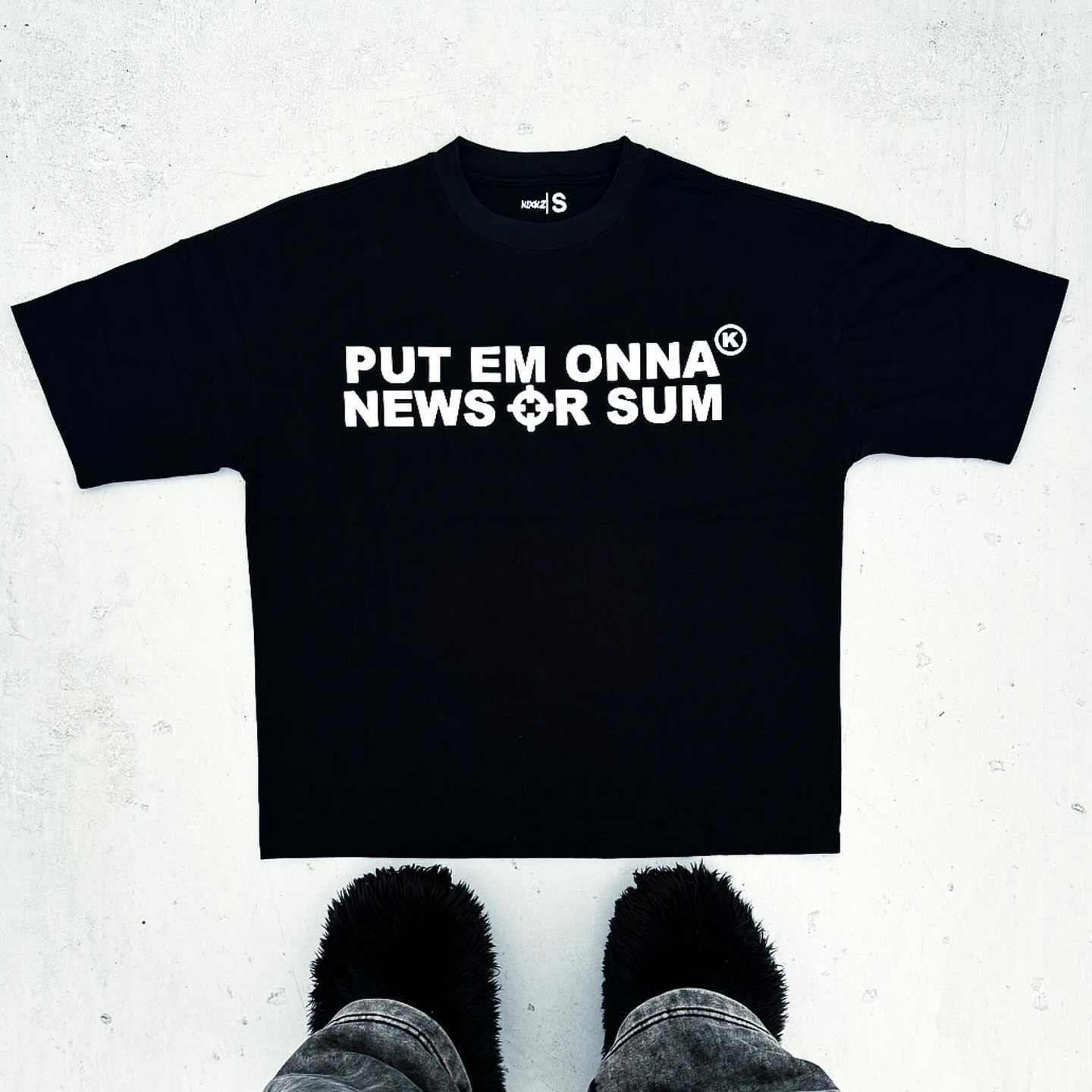 Sopula No Weapon Formed Graphic Cotton T-Shirt - SOPULA