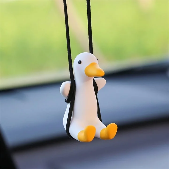 Swinging Duck Car Hanging Ornament