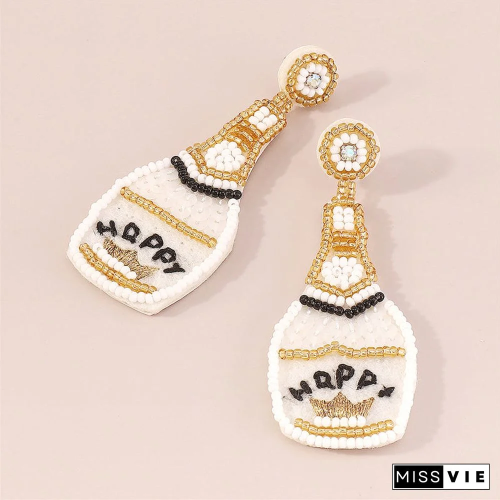 Casual Daily Patchwork Sequins Earrings