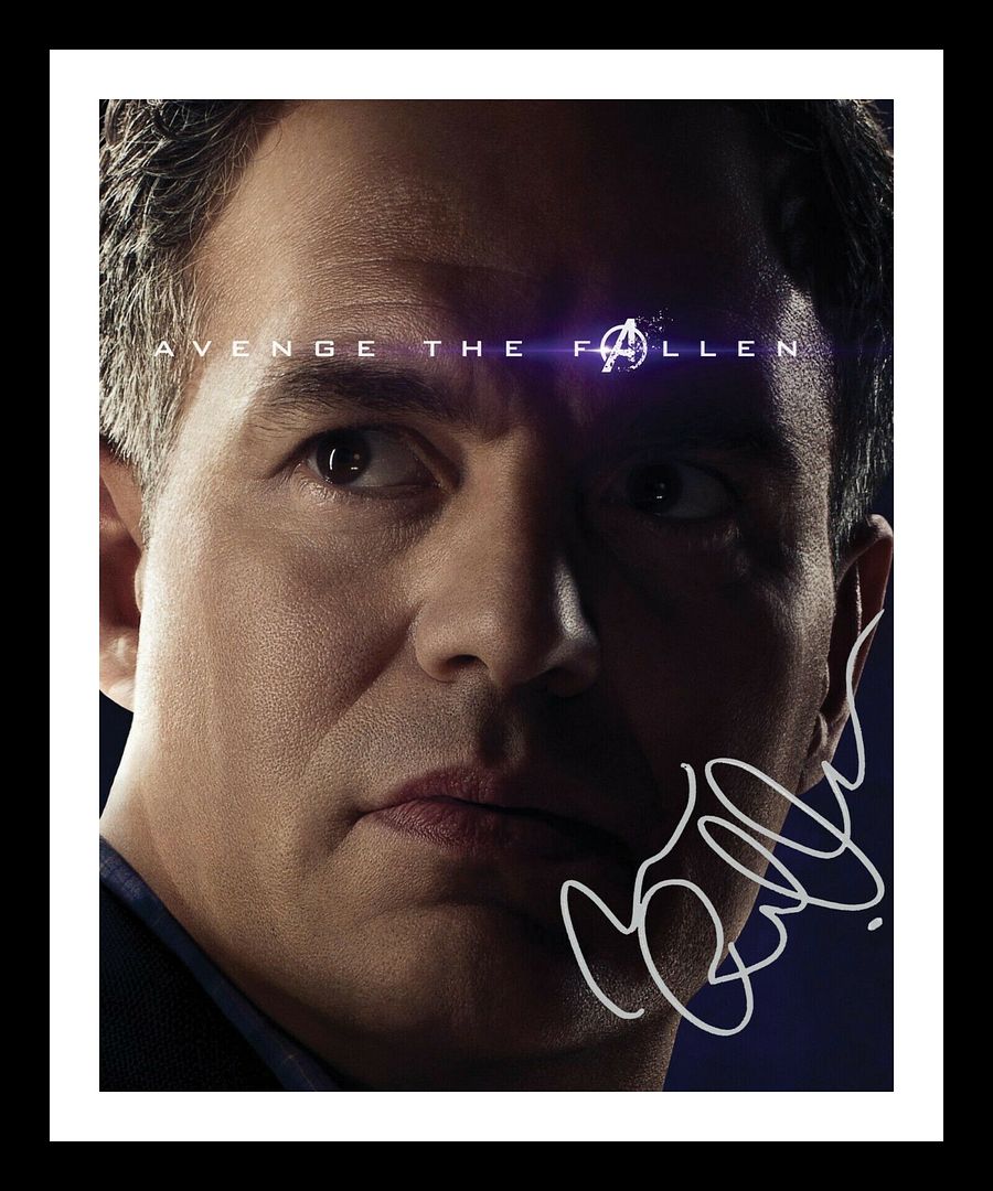 Mark Ruffalo - Hulk - The Avengers Autograph Signed & Framed Photo Poster painting 2