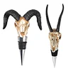 Antelope Horn Skull Wine Stopper Creative Home Decoration Red Wine Bottle Stopper Buffalo Stopper Ornaments Simulation Jagermeister