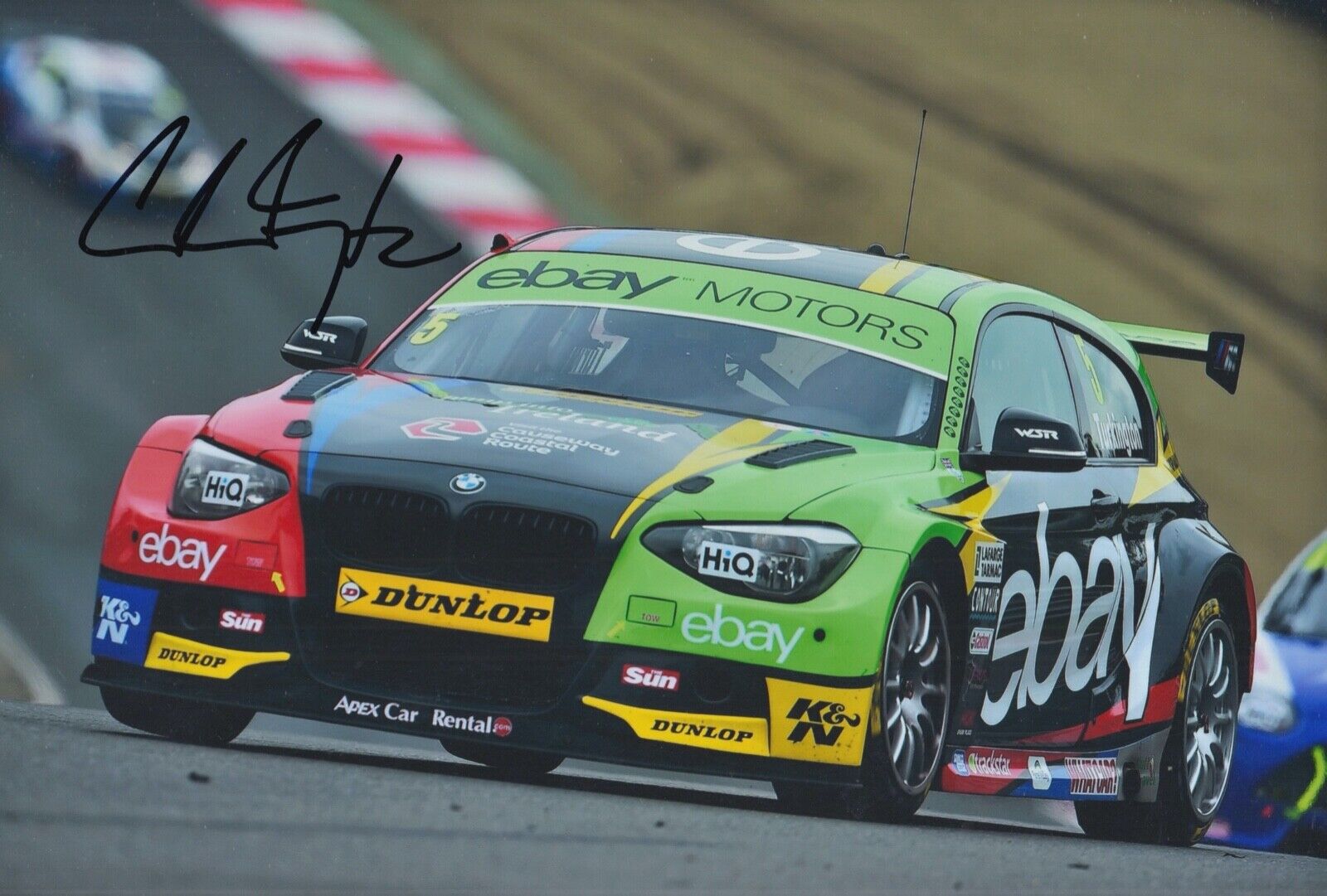 Colin Turkington Hand Signed 12x8 Photo Poster painting BTCC Autograph BMW Touring Cars 1