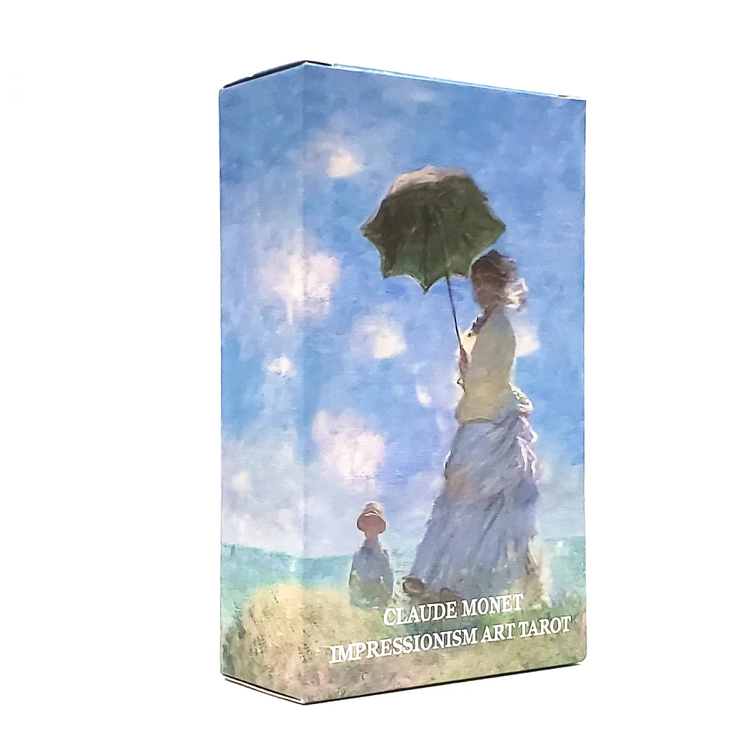 Claude Monet Impressionism Art Tarot  & Paper Guidebook