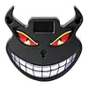 Demon Eye LED Car Window Warning Light Solar Panel Breathing Lamp
