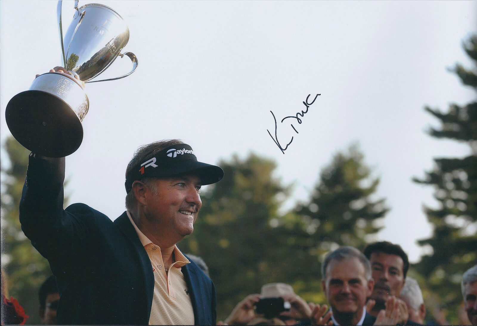 Ken DUKE SIGNED 12x8 Photo Poster painting AFTAL Autograph COA PGA Travelers Tour Champion GOLF